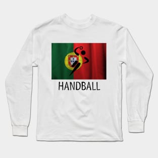 European Team Handball Basic Sport Design Portugal Handebol Long Sleeve T-Shirt